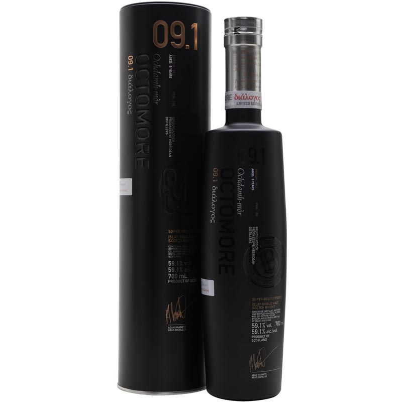 布赫拉迪泥煤怪兽9.1版单一麦芽威士忌Bruichladdich Octomore 9.1