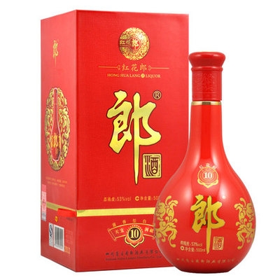 郎酒红花郎10年陈酿 500ml