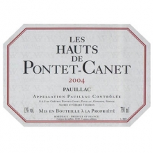 庞特卡奈庄园副牌干红葡萄酒 Les Hauts de Pontet Canet 750ml