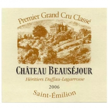 博塞庄园正牌干红葡萄酒 Chateau Beausejour Duffau Lagarrosse 750ml
