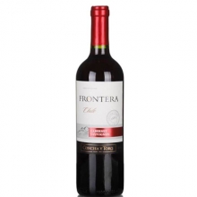 干露酒庄远山赤霞珠干红葡萄酒 Concha y Toro Frontera Cabernet Sauvignon 750ml（木塞旋塞随机发）