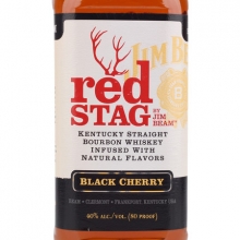 占边红鹿波本威士忌 Jim Beam Red Stag Bourbon Whiskey 750ml