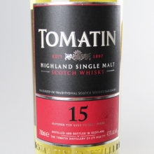 汤玛丁15年单一麦芽苏格兰威士忌 Tomatin 15YO Highland Single Malt Scotch Whisky 700ml