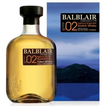 巴布莱尔2002年第一版单一麦芽苏格兰威士忌 Balblair Vintage 2002 1st Release Highland Single Malt Scotch Whisky 700ml