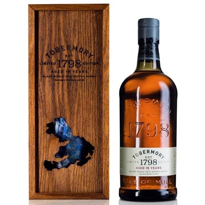 托本莫瑞15年单一麦芽苏格兰威士忌 Tobermory Aged 15 Years Single Malt Scotch Whisky 700ml