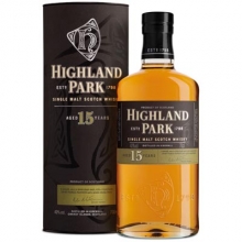 高原骑士15年单一麦芽苏格兰威士忌 Highland Park Aged 15 Years Single Malt Scotch Whisky 700ml