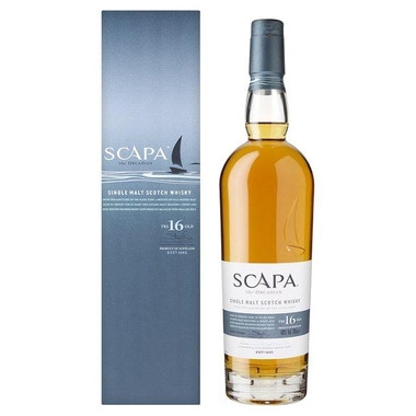 斯卡帕16年单一麦芽苏格兰威士忌 Scapa Aged 16 Years Single Malt Scotch Whisky 700ml