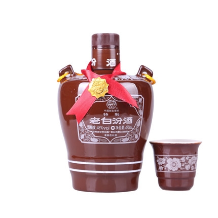 45度老白汾酒特制十年陈酿 475ml