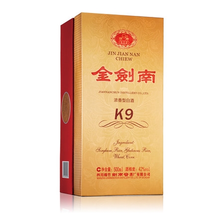 剑南春酒金剑南K9 500ml