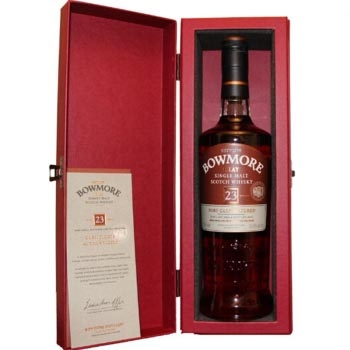 波摩23年1989波特原桶单一麦芽苏格兰威士忌 Bowmore Aged 23 Years 1989 Port Matured Islay Single Malt Scotch Whisky 700ml