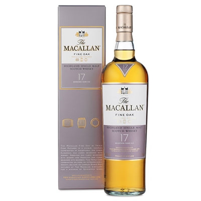 麦卡伦17年黄金三桶单一麦芽苏格兰威士忌 Macallan 17YO Fine Oak Triple Cask Matured Highland Single Malt Scotch Whisky 700ml