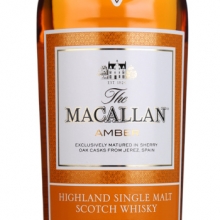 麦卡伦1824美丽桶系列琥珀色单一麦芽苏格兰威士忌 Macallan 1824 Amber Highland Single Malt Scotch Whisky 700ml