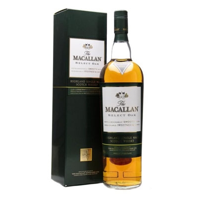 麦卡伦1824系列绿标卓越木桶单一麦芽苏格兰威士忌 Macallan Select Oak Highland Single Malt Scotch Whisky 1000ml