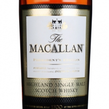 麦卡伦1700系列收藏家之选金钻单一麦芽苏格兰威士忌 Macallan 1700 President