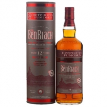 本利亚克12年泥煤PX雪莉桶单一麦芽苏格兰威士忌 Benriach Aged 12 Years Peated Single Malt Scotch Whisky 700ml