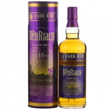 本利亚克15年朗姆桶单一麦芽苏格兰威士忌 BenRiach Aged 15 Years Dark Rum Wood Single Malt Scotch Whisky 700ml