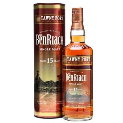 本利亚克15年波特桶单一麦芽苏格兰威士忌 BenRiach Aged 15 Years Tawny Port Wood Single Malt Scotch Whisky 700ml