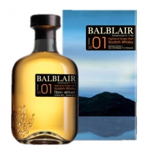 巴布莱尔2001年单一麦芽苏格兰威士忌 Balblair Vintage 2001 Highland Single Malt Scotch Whisky 700ml