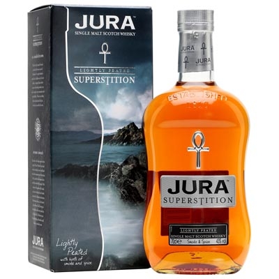 朱拉小岛迷信轻泥煤单一麦芽苏格兰威士忌 Isle of Jura Superstition Lightly Peated Single Malt Scotch Whisky 700ml