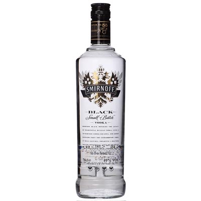 斯米诺黑牌伏特加 Smirnoff Black Vodka 750ml（新旧包装随机发货）