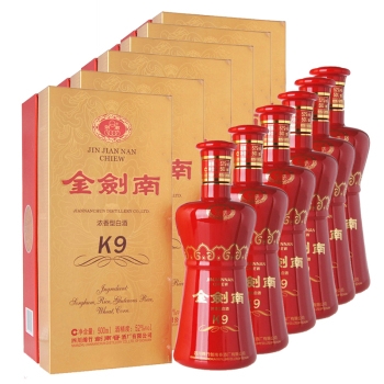 剑南春酒金剑南K9 500ml