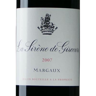 美人鱼酒庄副牌干红葡萄酒 La Sirene de Giscours 750ml