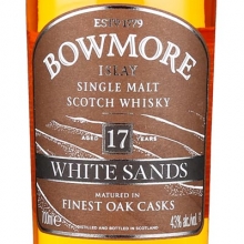 波摩17年白沙滩单一麦芽苏格兰威士忌 Bowmore Aged 17 Years White Sands Islay Single Malt Scotch Whisky 700ml