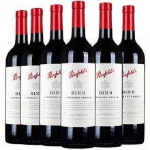 奔富酒庄BIN8干红葡萄酒 Penfolds Bin 8 Cabernet Shiraz 750ml（木塞旋塞随机发）