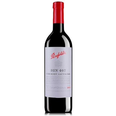 奔富酒庄BIN407干红葡萄酒 Penfolds Bin 407 Cabernet Sauvignon 750ml（木塞旋塞随机发）