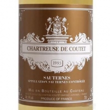 古岱庄园副牌贵腐甜白葡萄酒 La Chartreuse de Coutet 750ml