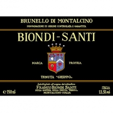 碧安帝山迪酒庄布鲁奈罗蒙塔希诺干红葡萄酒 Biondi Santi Tenuta Greppo Annata Brunello di Montalcino DOCG 750ml