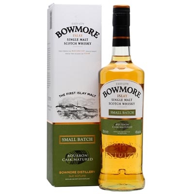 波摩小批量波本桶单一麦芽苏格兰威士忌 Bowmore Small Batch Bourbon Cask Matured Single Malt Scotch Whisky 700ml