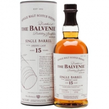 百富15年雪莉单桶单一麦芽苏格兰威士忌 The Balvenie Aged 15 Years Single Barrel Single Malt Scotch Whisky 700ml