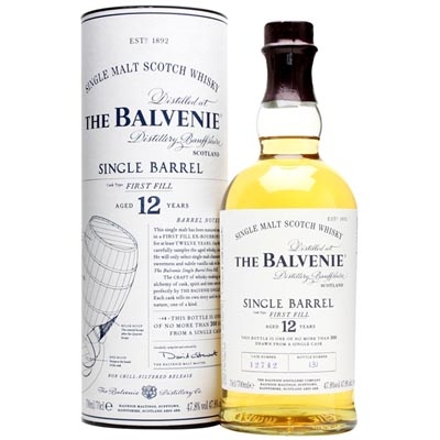 百富12年单桶单一麦苏格兰芽威士忌 The Balvenie Single Barrel First Fill 12 Year Old Single Malt Scotch Whisky 700ml