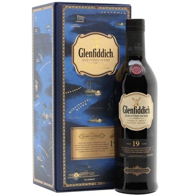 格兰菲迪19年波本桶单一麦芽苏格兰威士忌大航海时代第二版 Glenfiddich 19YO Age of Disvonery Bourbon Cask Finish Single Malt Scotch Whisky 700ml