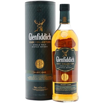 格兰菲迪精选桶单一麦芽苏格兰威士忌 Glenfiddich Select Cask Single Malt Scotch Whisky 1000ml