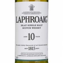 拉弗格10年单一麦芽苏格兰威士忌 Laphroaig Aged 10 Years Islay Single Malt Scotch Whisky 700ml