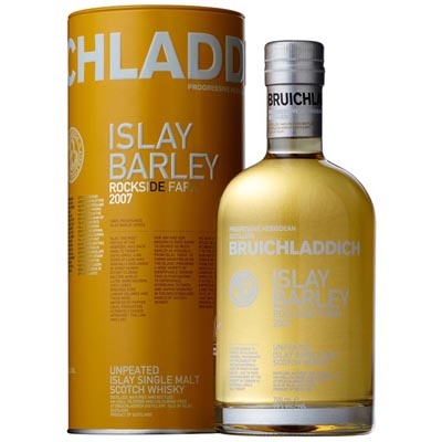 布赫拉迪艾雷岛大麦2007版单一麦芽苏格兰威士忌 Bruichladdich Islay Barley 2007 Unpeated Single Malt Scotch Whisky 700ml