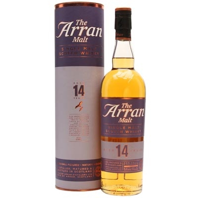 艾伦14年单一麦芽苏格兰威士忌 Arran Aged 14 Years Single Malt Scotch Whisky 700ml
