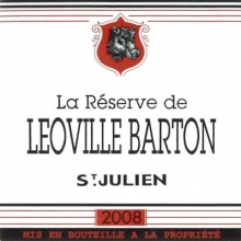巴顿庄园副牌干红葡萄酒 La Reserve de Leoville Barton 750ml