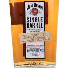 占边单桶波本威士忌 Jim Beam Single Barrel Kentucky Straight Bourbon Whiskey 750ml