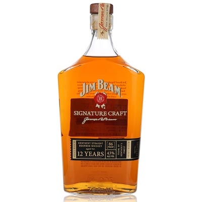 占边12年签名版小批量波本威士忌 Jim Beam Signature Craft 12 Year Old Small Batch Bourbon Whiskey 700ml