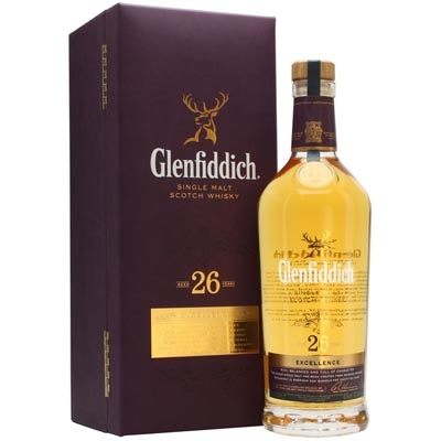 格兰菲迪26年单一麦芽苏格兰威士忌 Glenfiddich Excellence 26YO Single Malt Scotch Whisky 700ml