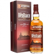 本利亚克25年泥煤麦芽单一麦芽苏格兰威士忌 BenRiach Authenticus Peated 25 Year Old Single Malt Scotch Whisky 700ml