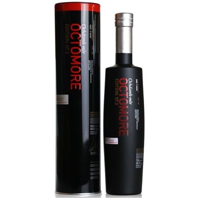 布赫拉迪泥煤怪兽7.2版单一麦芽苏格兰威士忌 Bruichladdich Octomore 208 Scottish Barley Edition 07.2 Aged 5 Years Single Malt Scotch Whisky 700ml