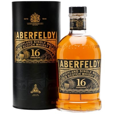 艾柏迪16年单一麦芽苏格兰威士忌 Aberfeldy Aged 16 Years Single Highland Malt Scotch Whisky 700ml