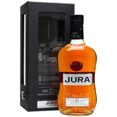 吉拉21年单一麦芽苏格兰威士忌 Jura Aged 21 Years Single Malt Scotch Whisky 700ml
