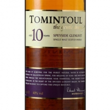 托明多尔10年单一麦芽苏格兰威士忌 Tomintoul Aged 10 Years Speyside Glenlivet Single Malt Scotch Whisky 700ml