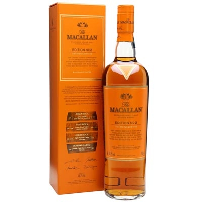 麦卡伦限量版单一麦芽苏格兰威士忌第二版 Macallan Edition No.2 Highland Single Malt Scotch Whisky 700ml