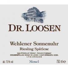 露森酒庄温勒内日晷园雷司令迟摘白葡萄酒 Dr. Loosen Wehlener Sonnenuhr Riesling Spatlese 750ml